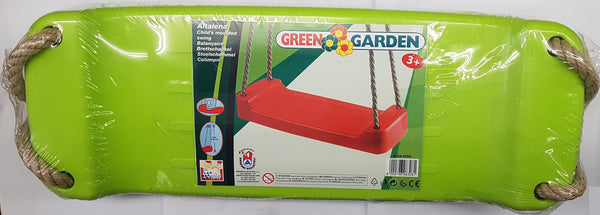 Green Garden Child Moulded Swing