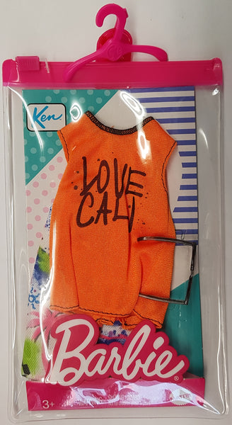 Barbie Fashion Accessories - Ken Outfit Orange Top