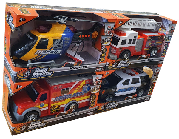 Road Rippers Rush & Rescue Vehicles - Light and Sound
