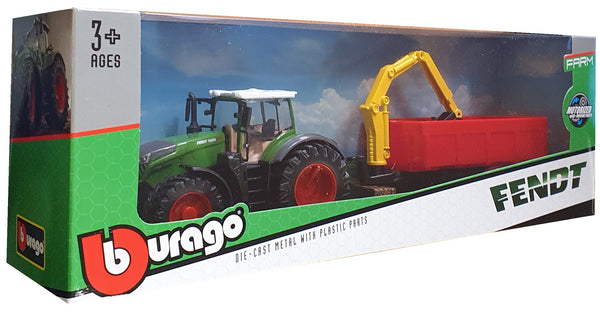 Burago Fendt 1050 Vario Tractor and Trailer