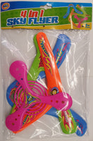 4 in 1 Sky Flyer Boomerang set