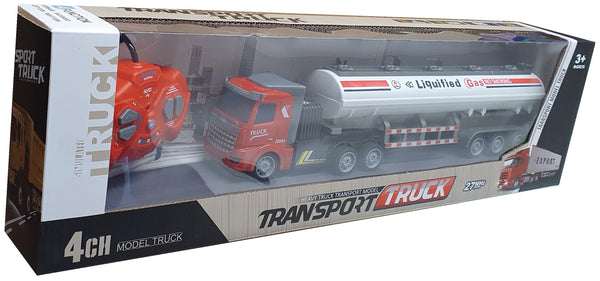 Remote Control Transport Truck - Red
