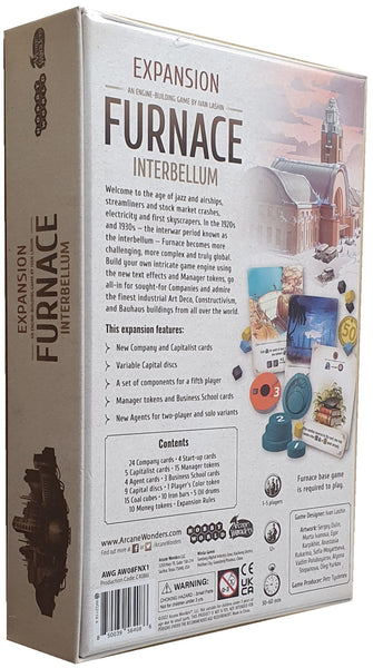 FURNACE inkl. Erweiterung Interbellum / Insert / Playmat / Promos in FURNACE inkl. Erweiterung Interbellum / Insert / Playmat / Promos in