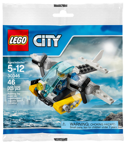 LEGO ® 30346 Police Prison Island Helicopter - Polybag