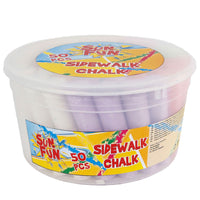 Set of 50 Coloured Jumbo Chalks