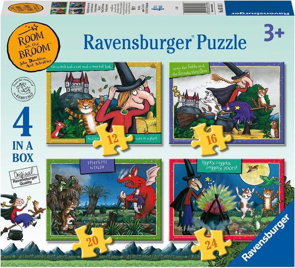 Ravensburger 03131 Room on the Broom 4 in a Box Puzzle
