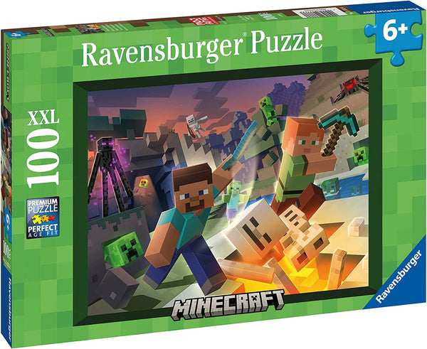 Ravensburger 13333 Minecraft Monster 100p Puzzle