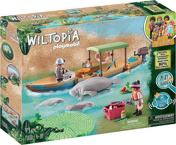 Playmobil 71010 Wiltopia - Boat Trip to the Manatees