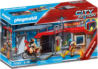 Playmobil 71193 Take Along Fire Station