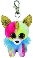 TY Yips Chihuahua Dog with Horn - Beanie BOO - KEY CLIP