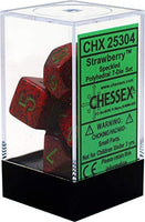 Chessex 25304 Speckled Polyhedral 7 Dice Set - Strawberry