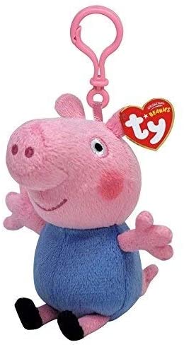 TY George Pig - Beanie Babies - KEY CLIP