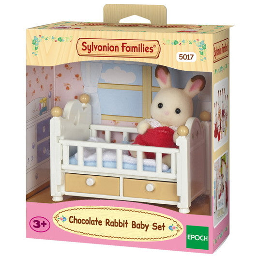 Sylvanian Families 5017 Chocolate Rabbit Baby Set