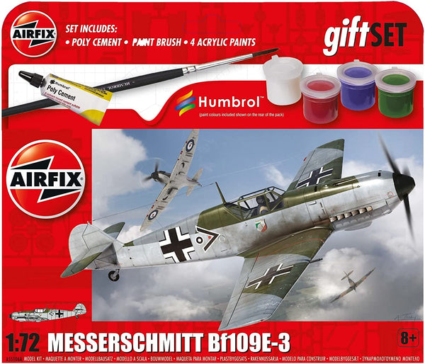 Airfix Small Starter Gift Set - Messerschmitt Bf109E-3
