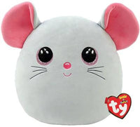 TY Catnip Mouse - SQUISH-A-BOO - 14"