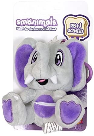 Scentco Buddies Elephants Peanut Butter and Jelly Backpack Keyring
