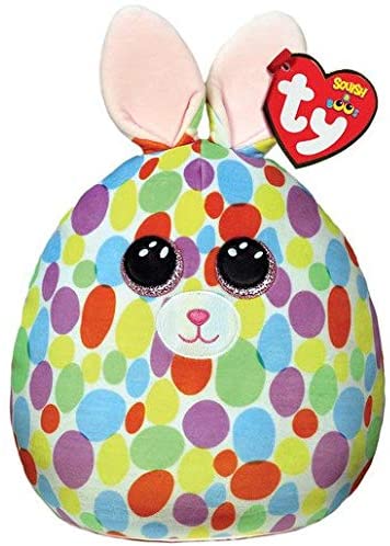 TY    39301    BLOOMY BUNNY EASTER 2021 - SQUISH-A-BOO - 10"
