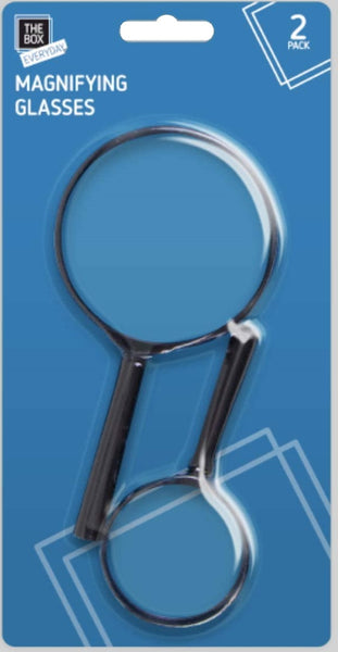 Magnifying Glass Glasses Double Pack - a x2 and a x3 Magnification