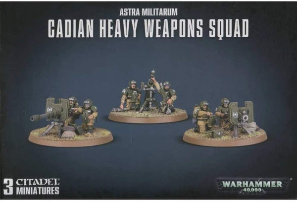 Warhammer 40000 40K - Cadian Heavy Weapon Squad