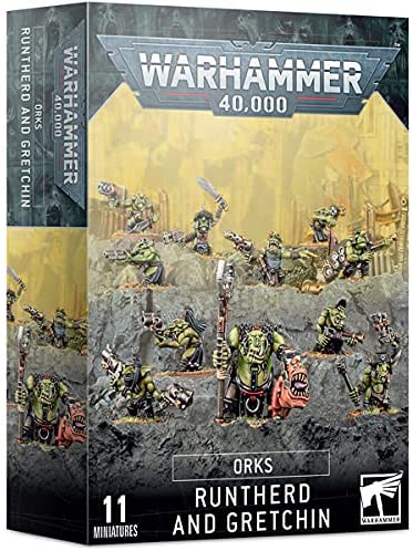 Warhammer 40000 40k - Orks Runtherd and Gretchin