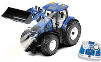 SIKU 6798 New Holland T7.315 with Front Loader and Bluetooth Remote Control Module