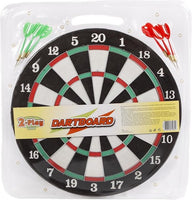 Double Sided Dart Board with 6 Darts