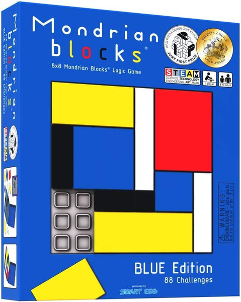 Mondrian Blocks - Blue Edition