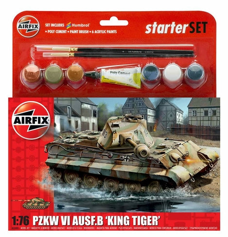 Airfix Medium Starter Set - PZKW VI AUSF.B King Tiger Tank