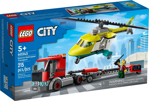 LEGO ® 60343 Rescue Helicopter Transport