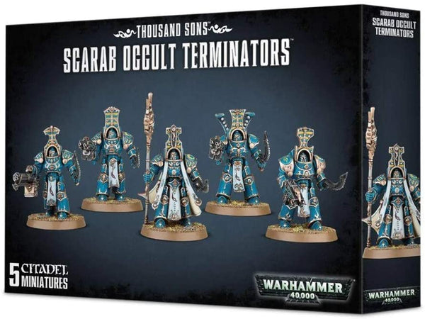 Warhammer 40000 40K -  Thousand Sons Scarab Occult Terminators