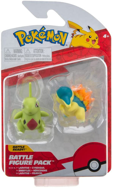 Pokemon - Battle Figure Pack - LARVITAR & CYNDAQUIL