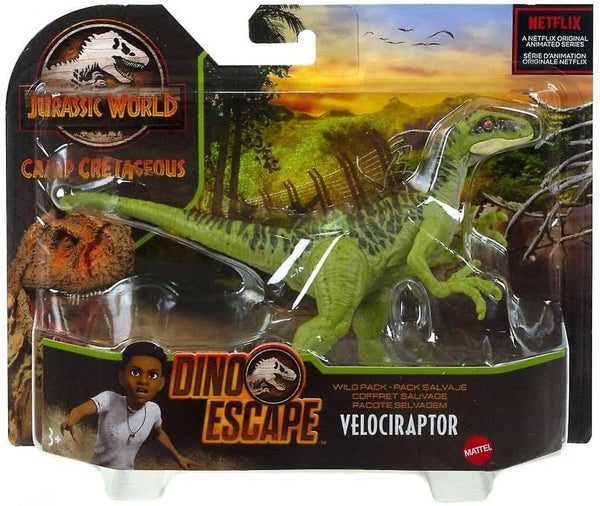Jurassic World Dino Escape - Velociraptor Dinosaur Figure