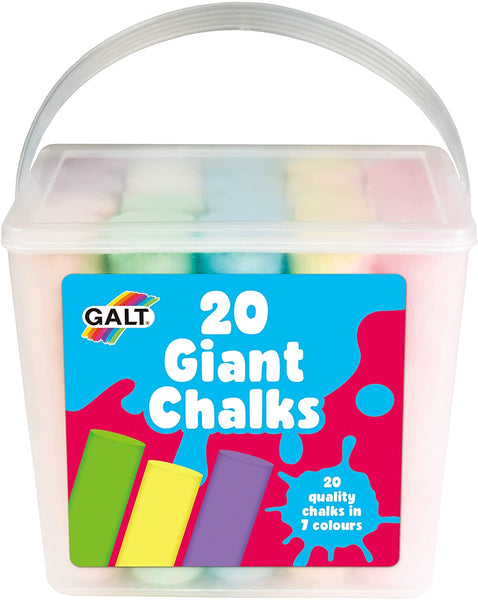 Galt - 20 Giant Chalks in 7 Colours