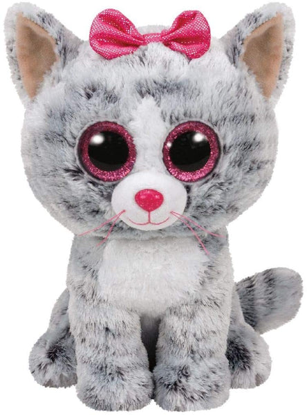 TY    37075    KIKI GREY CAT- BOO - MED