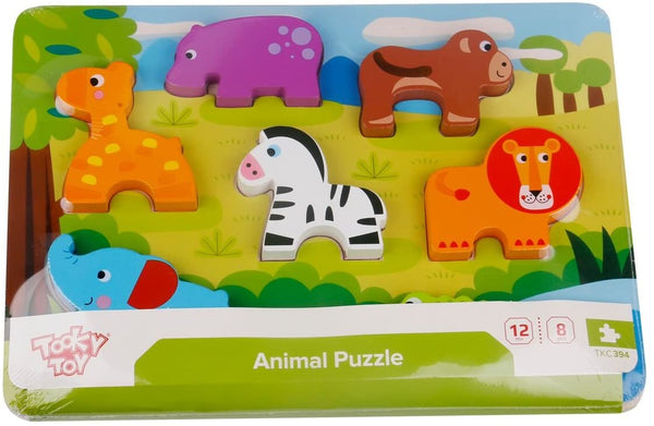Tooky Toys - Chunky Puzzle - Jungle Animals