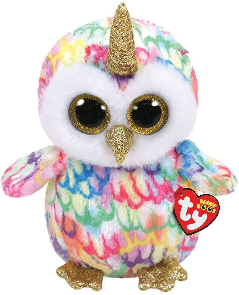 TY Beanie Boo MEDIUM - Enchanted Owl with Horn – Happy Go Lucky