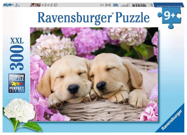 Ravensburger 13235 Sweet Dogs in a Basket 300p Puzzle