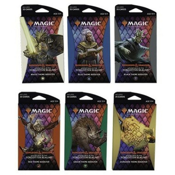 Magic The Gathering Dungeons & Dragons Adventures in the Forgotten Realms Theme Booster Packs
