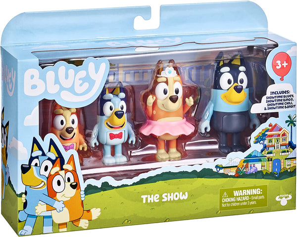 Bluey and Family: 4 Figure Pack - The show