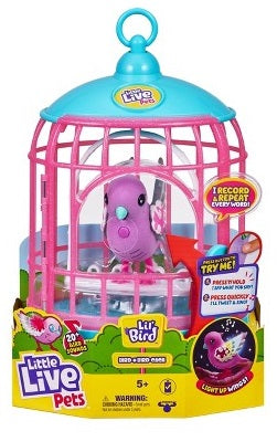 Little Live Pets Lil' Bird & Birdcage - Polly Pearl