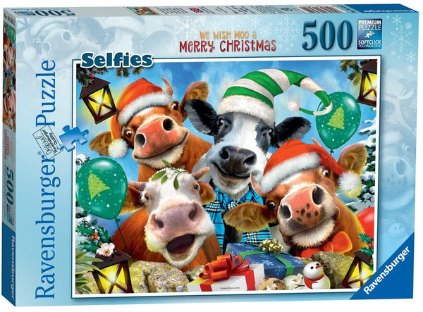 Ravensburger 16532 Merry Christmas Animal Selfie 500p Puzzle