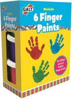 Galt - 6 Washable Finger Paints