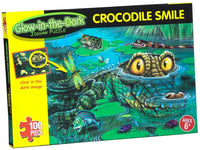 Glow-in-the-Dark Crocodile Smile 100p Puzzle