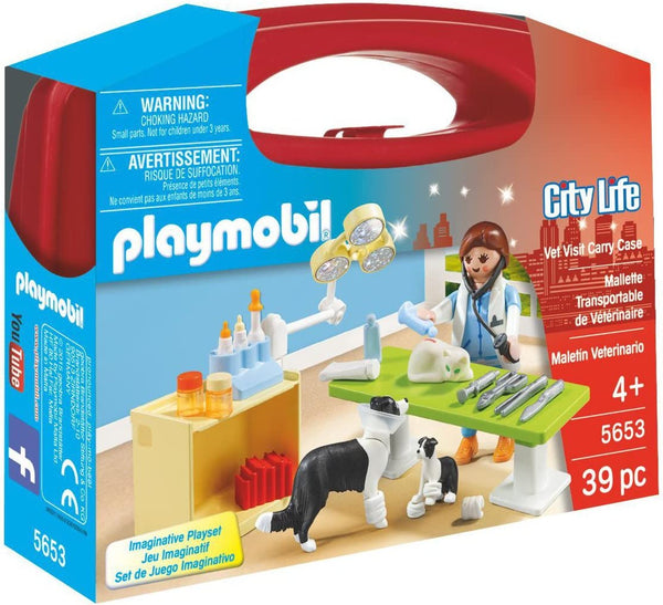 Playmobil 5653 Vet Visit Carry Case