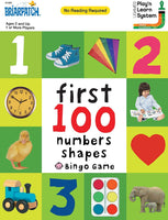 First 100 Numbers Shapes Bingo Game