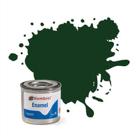 Humbrol Enamel Paint - Gloss Brunswick Green 3