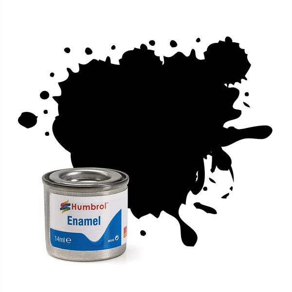 Humbrol Enamel Paint - Matt Black 33