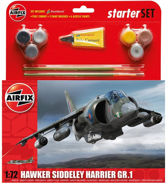Airfix Medium Starter Set - Hawker Siddeley Harrier GR1