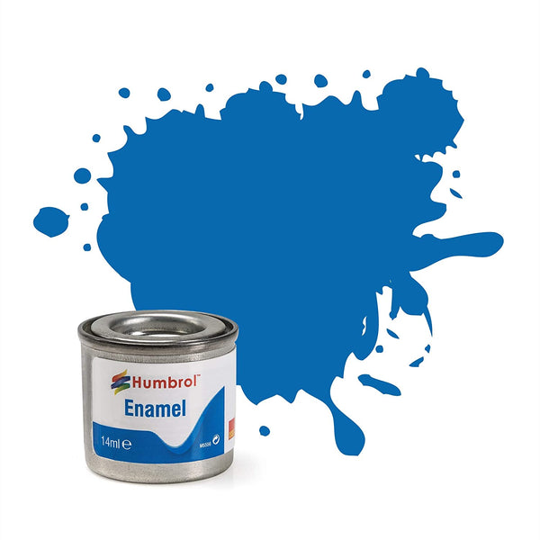 Humbrol Enamel Paint - Mettallic Baltic Blue 52