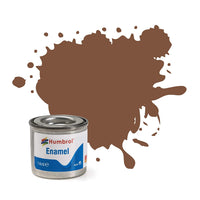 Humbrol Enamel Paint - Matt Brown 186